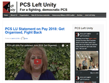 Tablet Screenshot of leftunity.org.uk